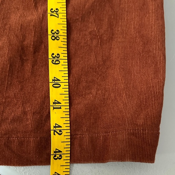 Boden Brown Amanda Cotton Cord Short Dress Women’s 6 Petite Utility Casual - Picture 12 of 13